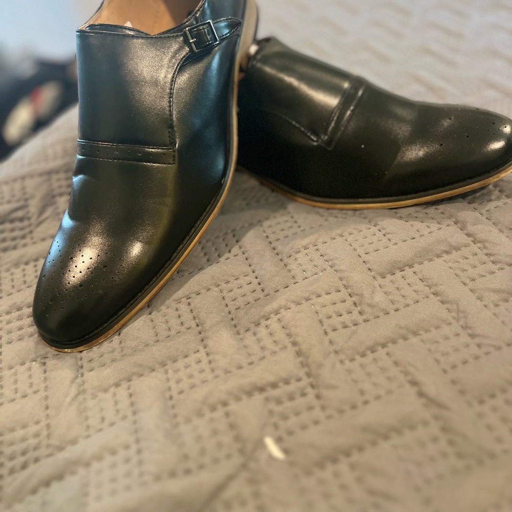 The beauties are a black dress shoe side buckle made for the a dressy ocassion